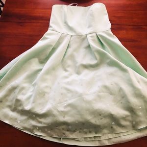 David’s Bridal Strapless Sparkly Dress